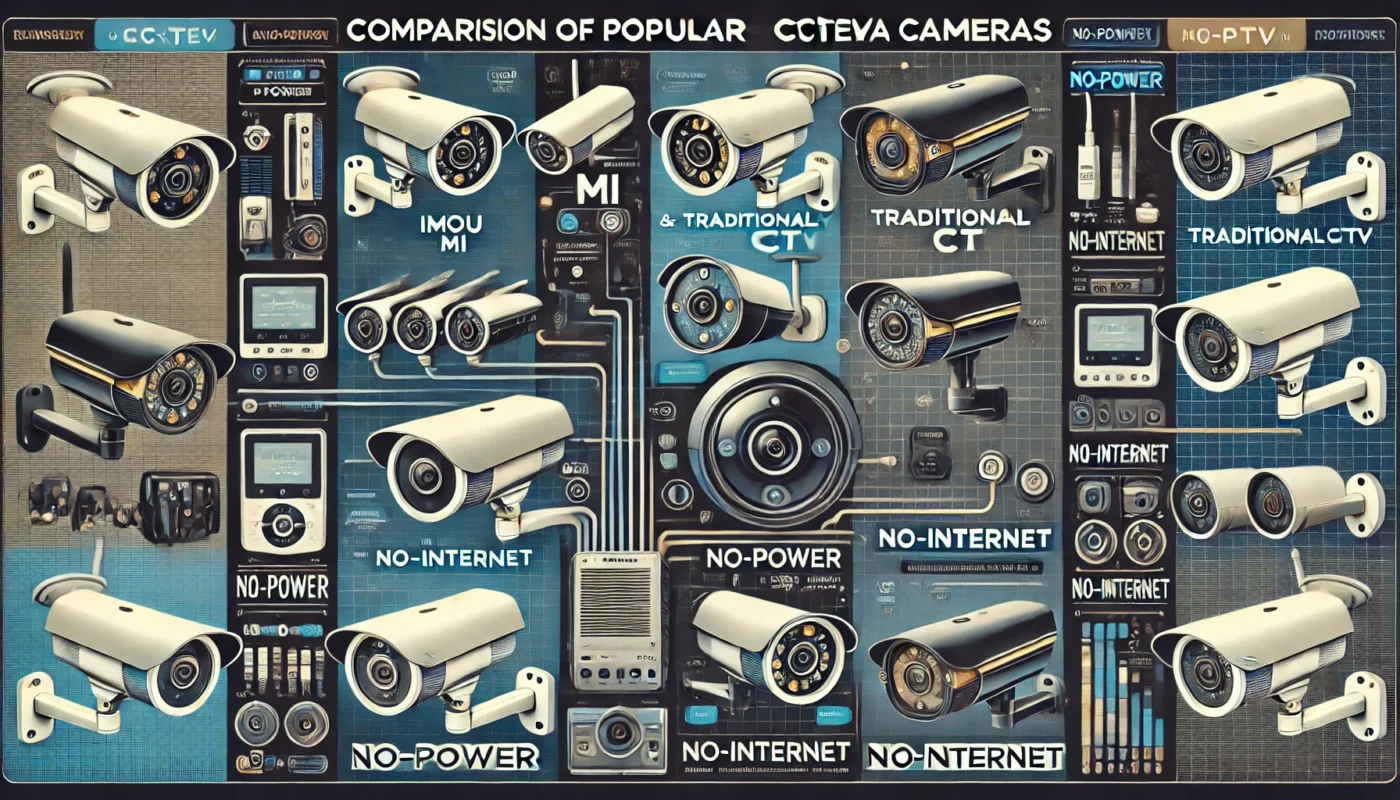 เปรียบเทียบกล้องวงจรปิดยอดนิยม IMOU, Mi และ CCTV พร้อมทางเลือกไร้ไฟและอินเทอร์เน็ต